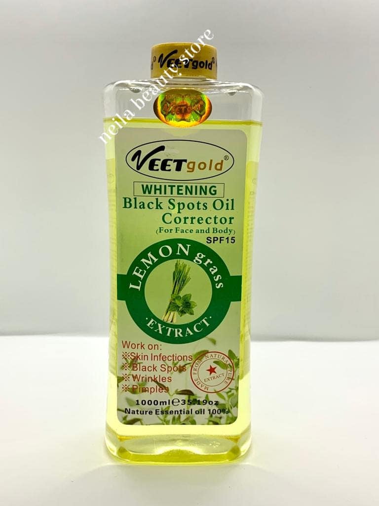 Veet Gold Black Spots Corrector Oil with Lemongrass Extract 1000ml