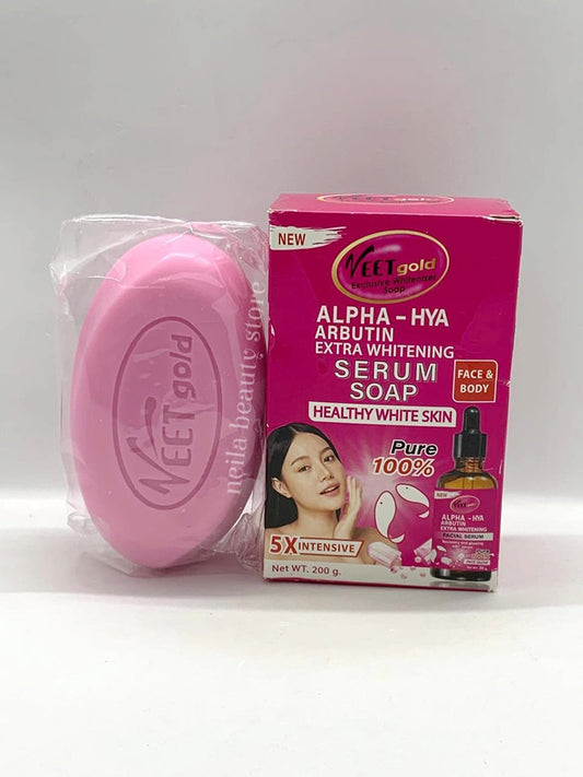 Veetgold Alpha-HYA Arbutin Extra Whitening Serum Soap