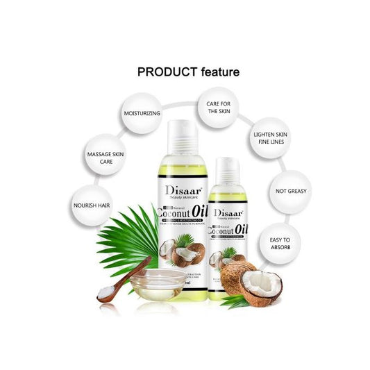 Disaar Nourishing Coconut Oil for Hair and Skin
