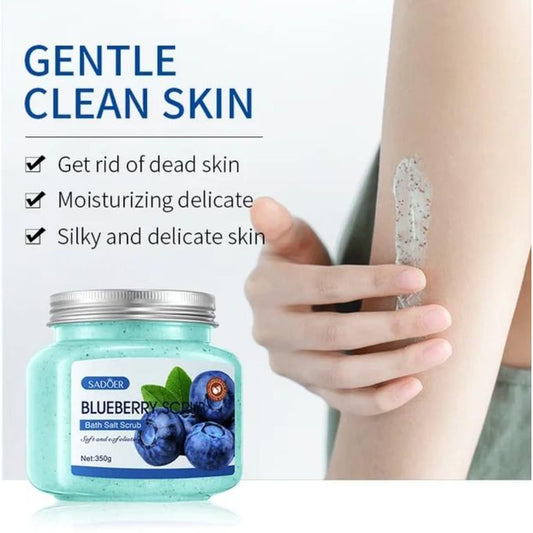 Sadoer Blueberry Exfoliating Bath Salt Body Scrub