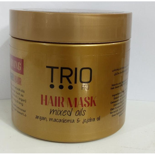 TRIO PRO Hair Mask with Mixed Oils - Longer, Stronger & Healthy Hair - 500ml