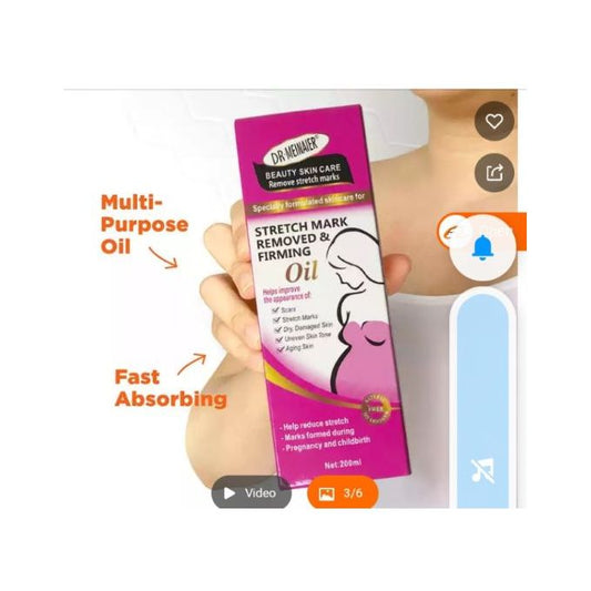 π₯ LIMITED DEAL β Dr. Meinaier Stretch Mark & Firming Oil 200ml | Fade Marks + Firm Skin + Restore Elasticity | KSh 1700