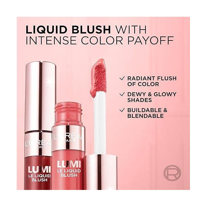 L'Oréal Paris Lumi Le Liquid Blush, Shade: 625 Glowy Gold Pink