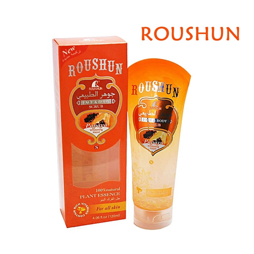 Roushun Papaya Face & Body Scrub 120ml