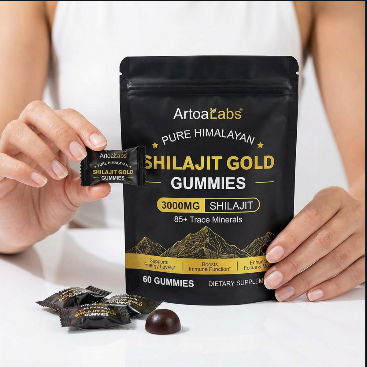 Himalayan Shilajit Gold Gummies | Chewable + Convenient Format | KSh 3,999