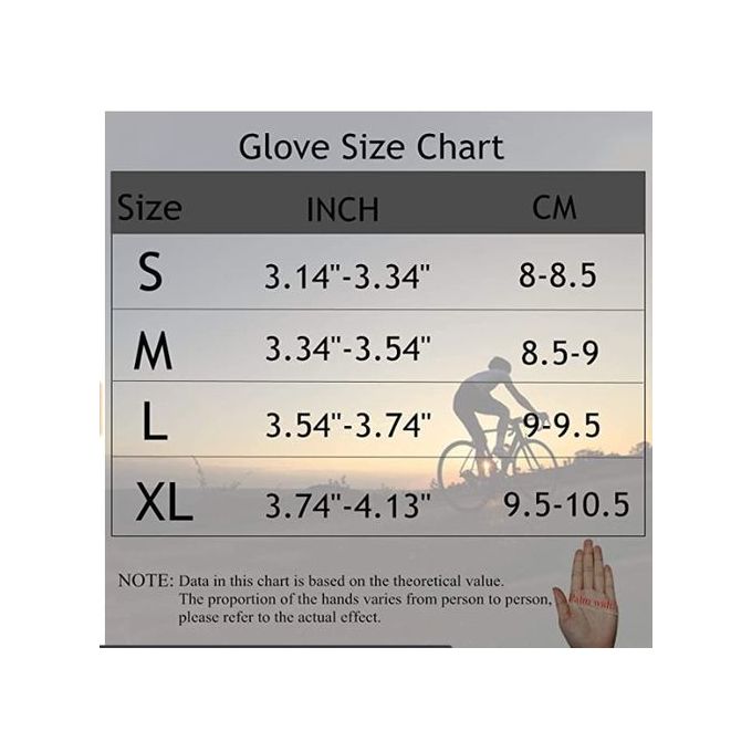 Gym Weight Lifting Cycling Riding Gloves - Black