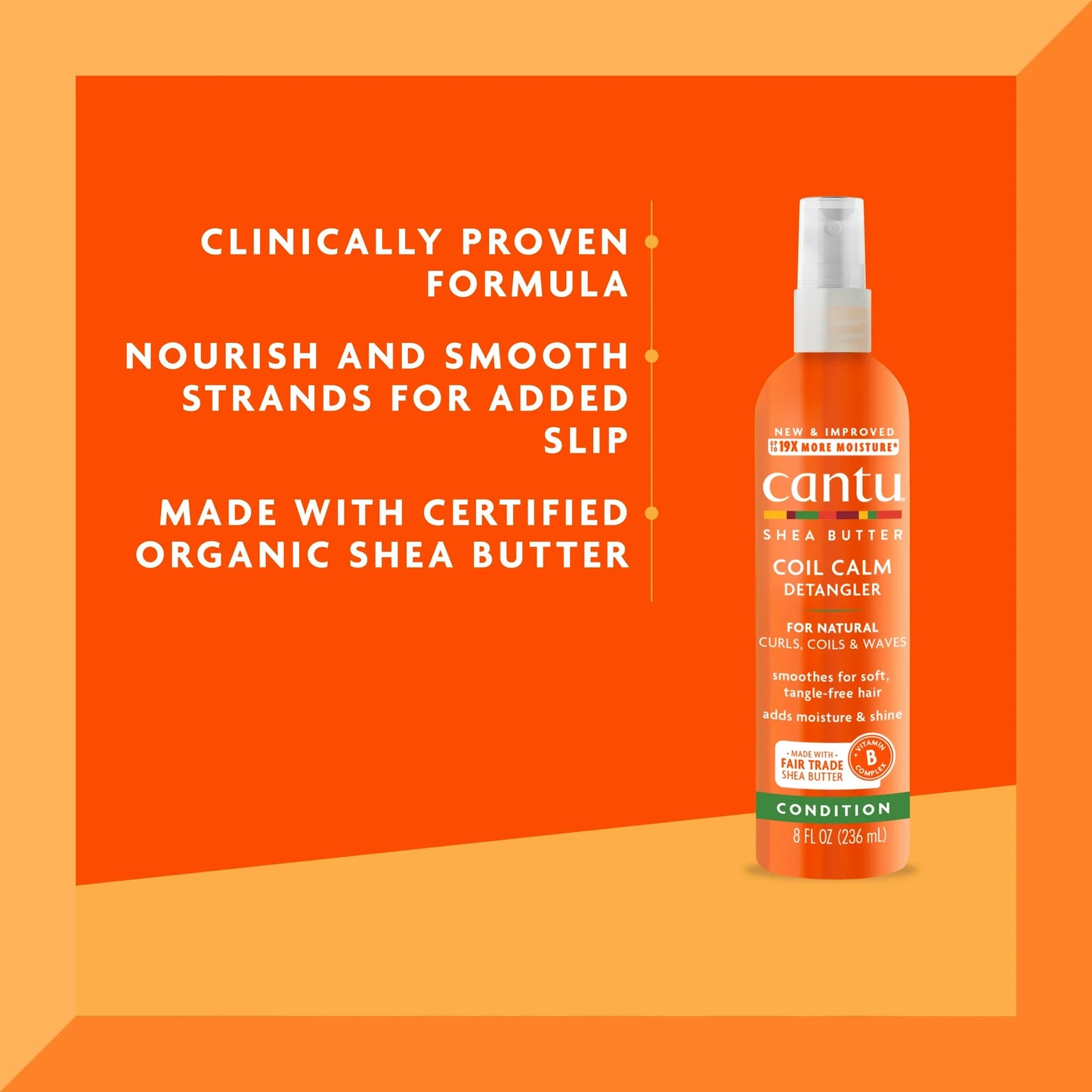 Cantu Shea Butter Coil Calm Detangler