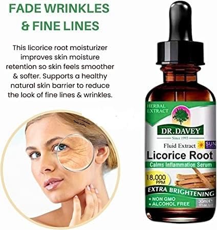 Dr. Davey Licorice Root Serum – 100% Original Pure Natural Root Extract (30ml)
