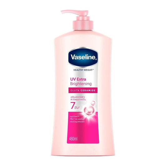 Vaseline Healthy Bright UV Extra Brightening Gluta Ceramide 480 Ml.