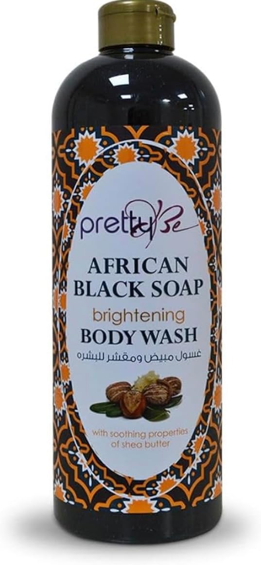 Pretty Be African Black Soap Brightening Body Wash