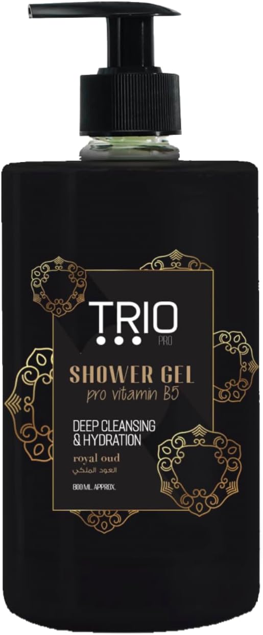 TRIO PRO Shower Gel Oud Royal with Vitamin B5 - 800ml
