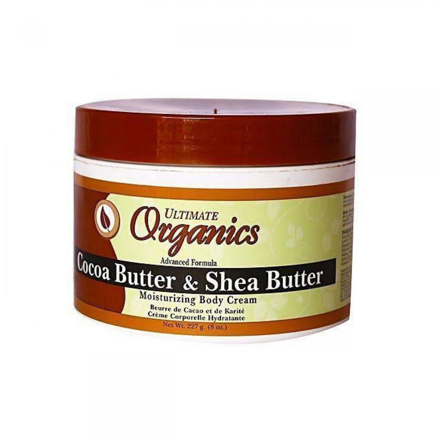 Ultimate Organics Cocoa Butter & Shea Butter Moisturizing Body Cream