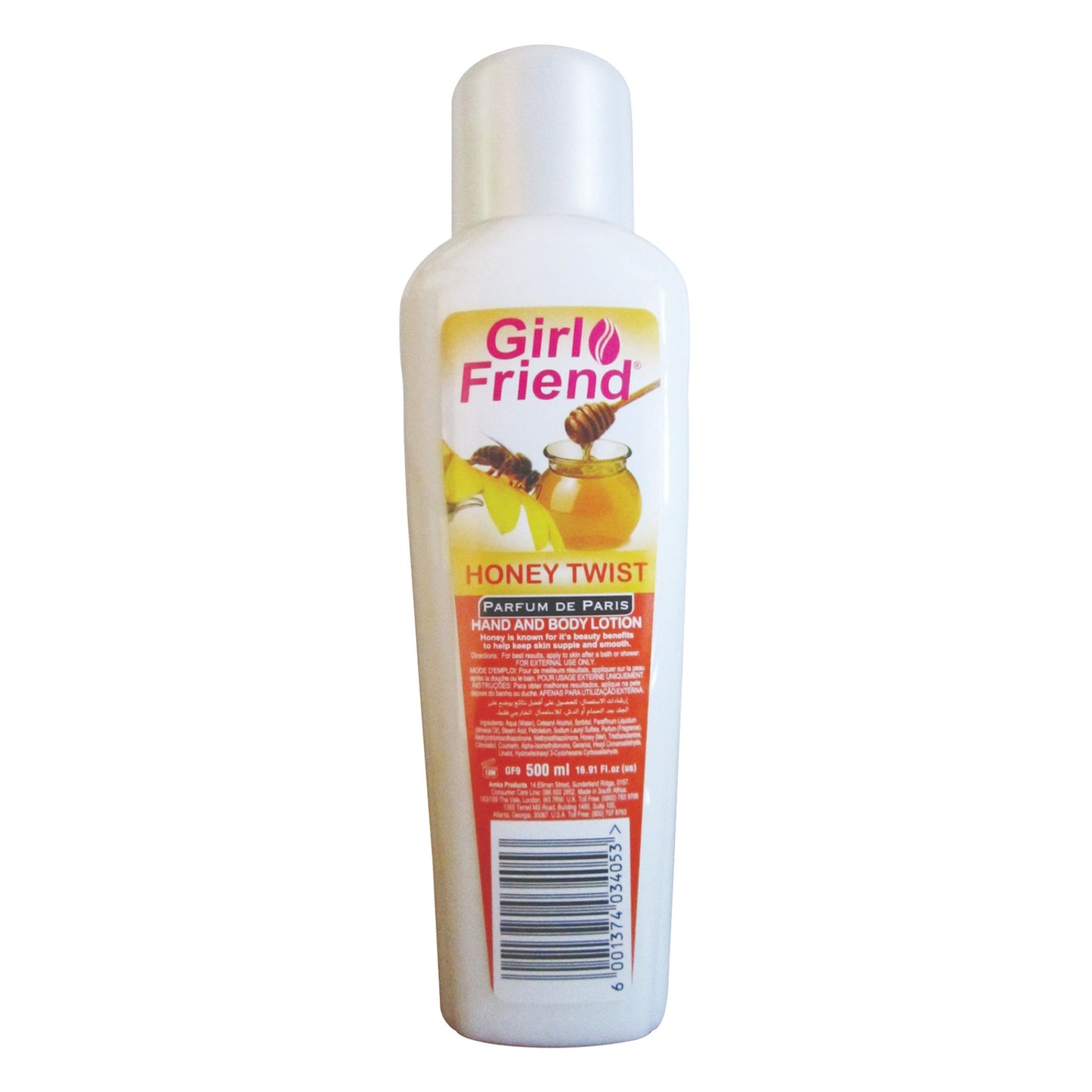Girlfriend Honey Twist Hand & body Lotion 500ml
