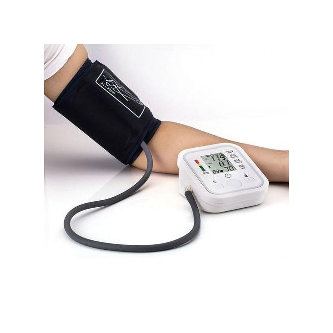 Electronic Digital Arm Blood Pressure Monitor + USB Cable