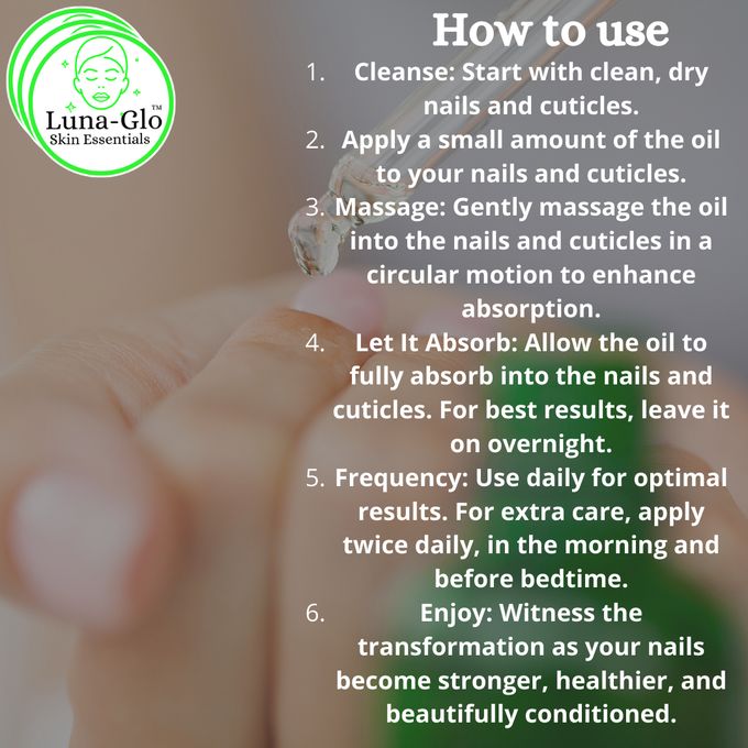 Luna-Glo Nail & Cuticle Oil – With Jojoba