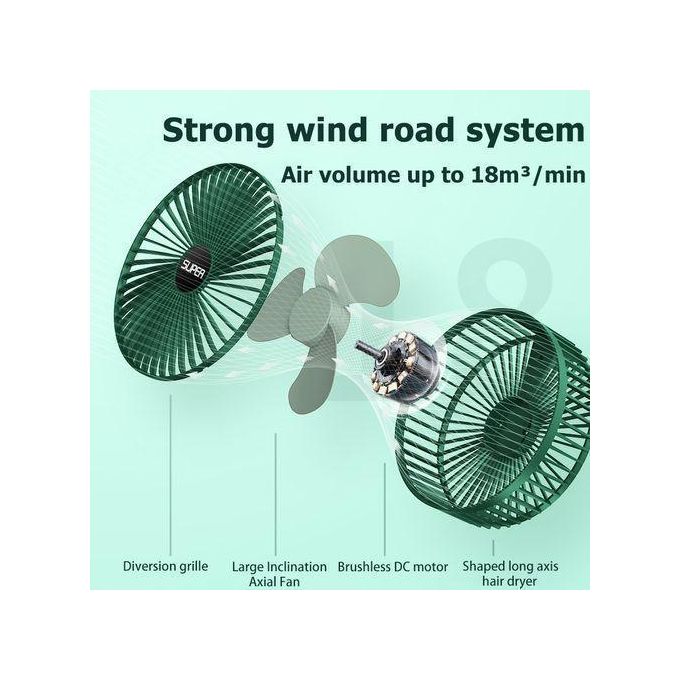 Foldable Rechargeable Mini Portable Fan – USB Charging