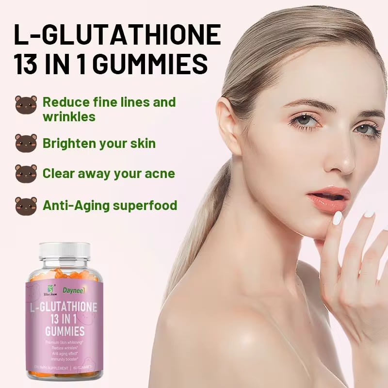 DAYNEE L-glutathione gummies skin whitening vitamins natural gummy Dai Starsam Naturals DAYNEE L-glutathione gummies skin whitening vitamins natural gummy Dai Starsam Naturals