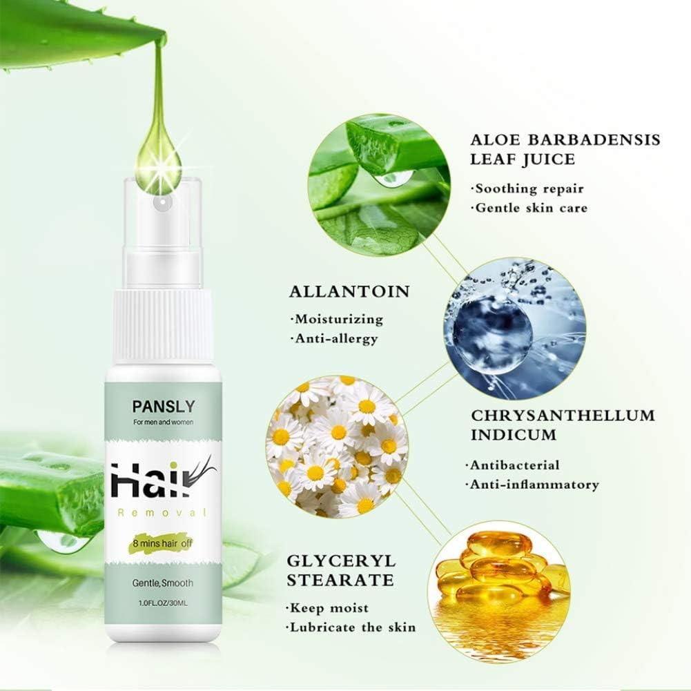 Pansly Hair Remover and Growth Inhibitor Facial Removal Spray
