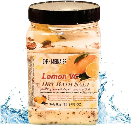 π₯ LIMITED DEAL β Dr. Meinaier Lemon VC Dry Bath Salt | Brighten Skin + Exfoliate + Vitamin C Glow | KSh 2400