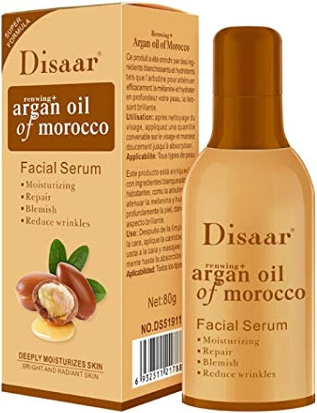 Disaar Argan Oil of Morocco Facial Serum – 80g
