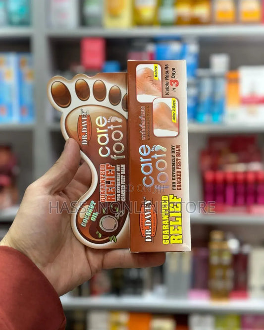 Dr. Davey Coconut Oil Care Foot Balm for Extremely Dry & Cracked Feet - 100g