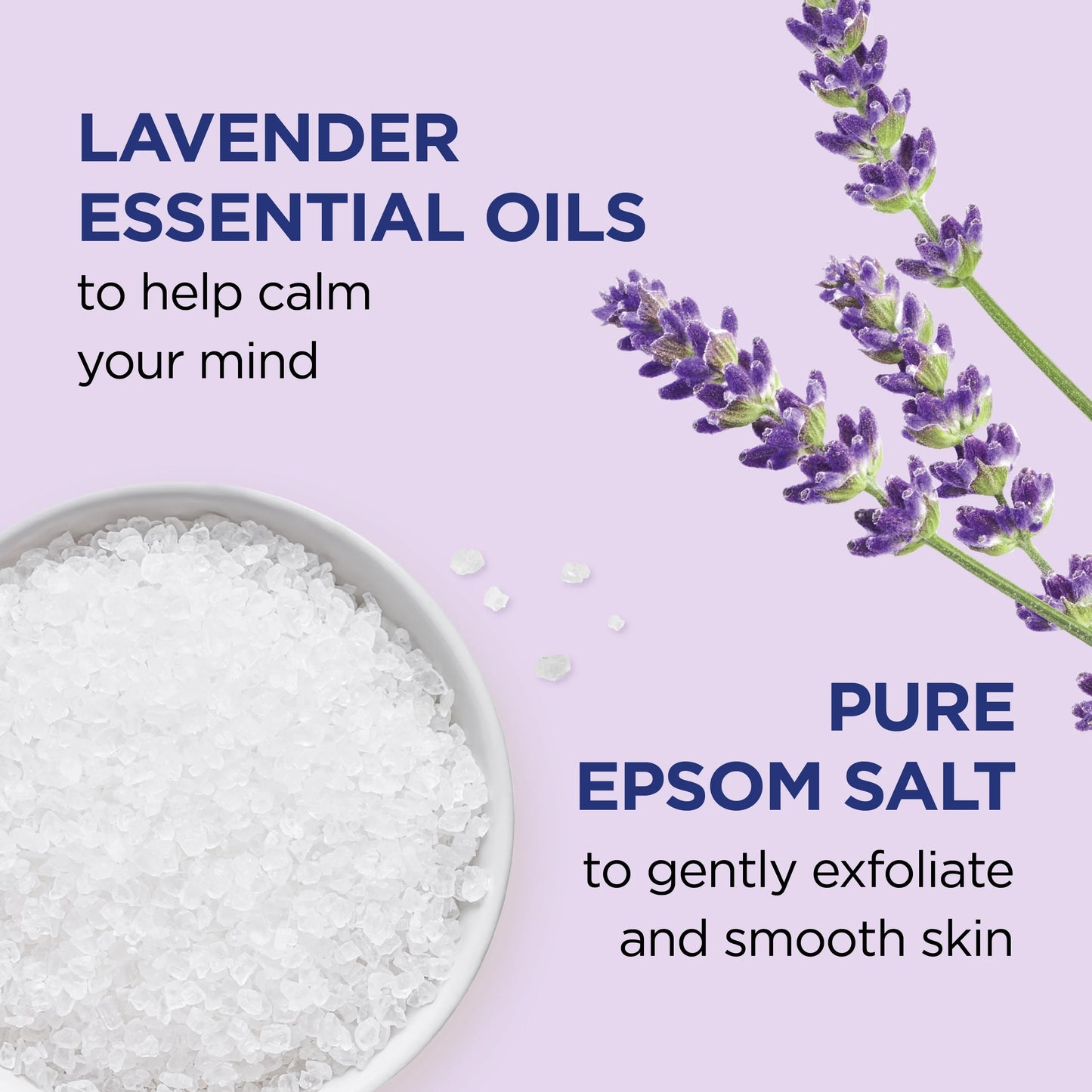 Dr Teal's Lavender Epsom Salt Body Scrub with Shea Butter & Jojoba Oil – 454g