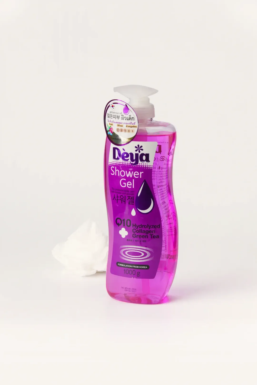 Deya Hydrolyzed Collagen Green Tea Shower Gel