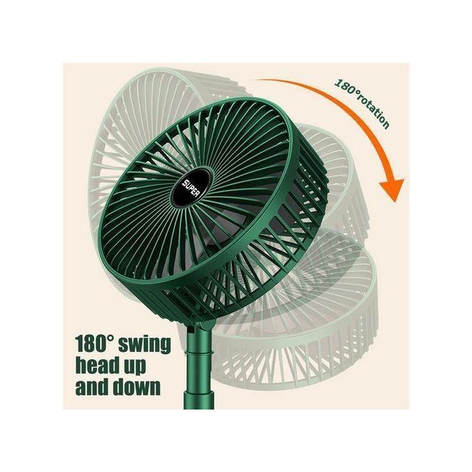 Foldable Rechargeable Mini Portable Fan – USB Charging