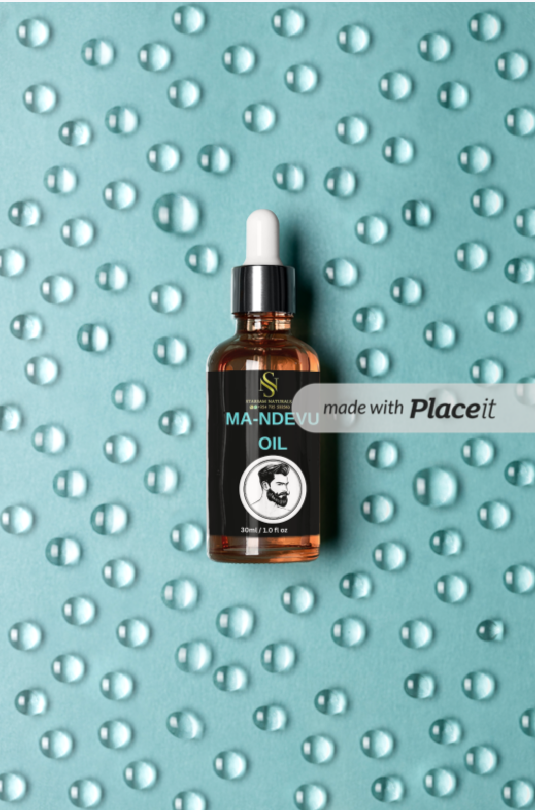 Mandevu Beard Growth Oil.