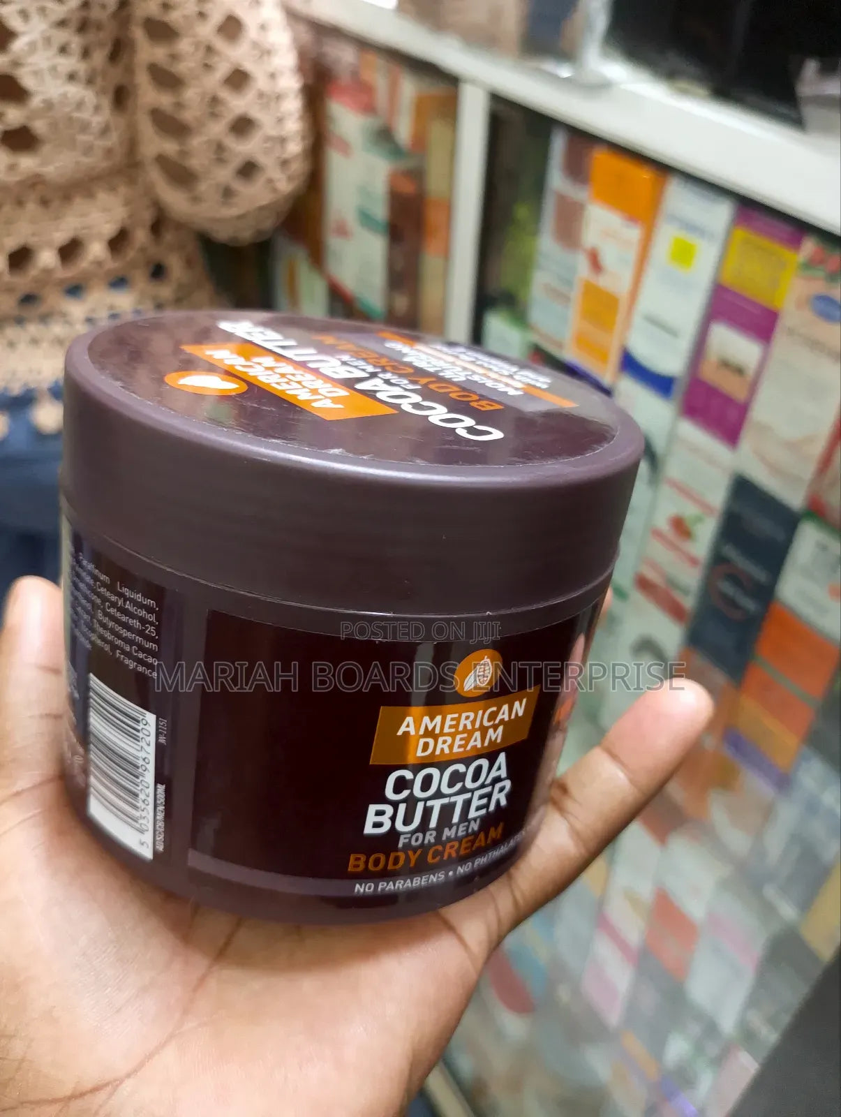 American Dream Cocoa Butter for Men Body Cream