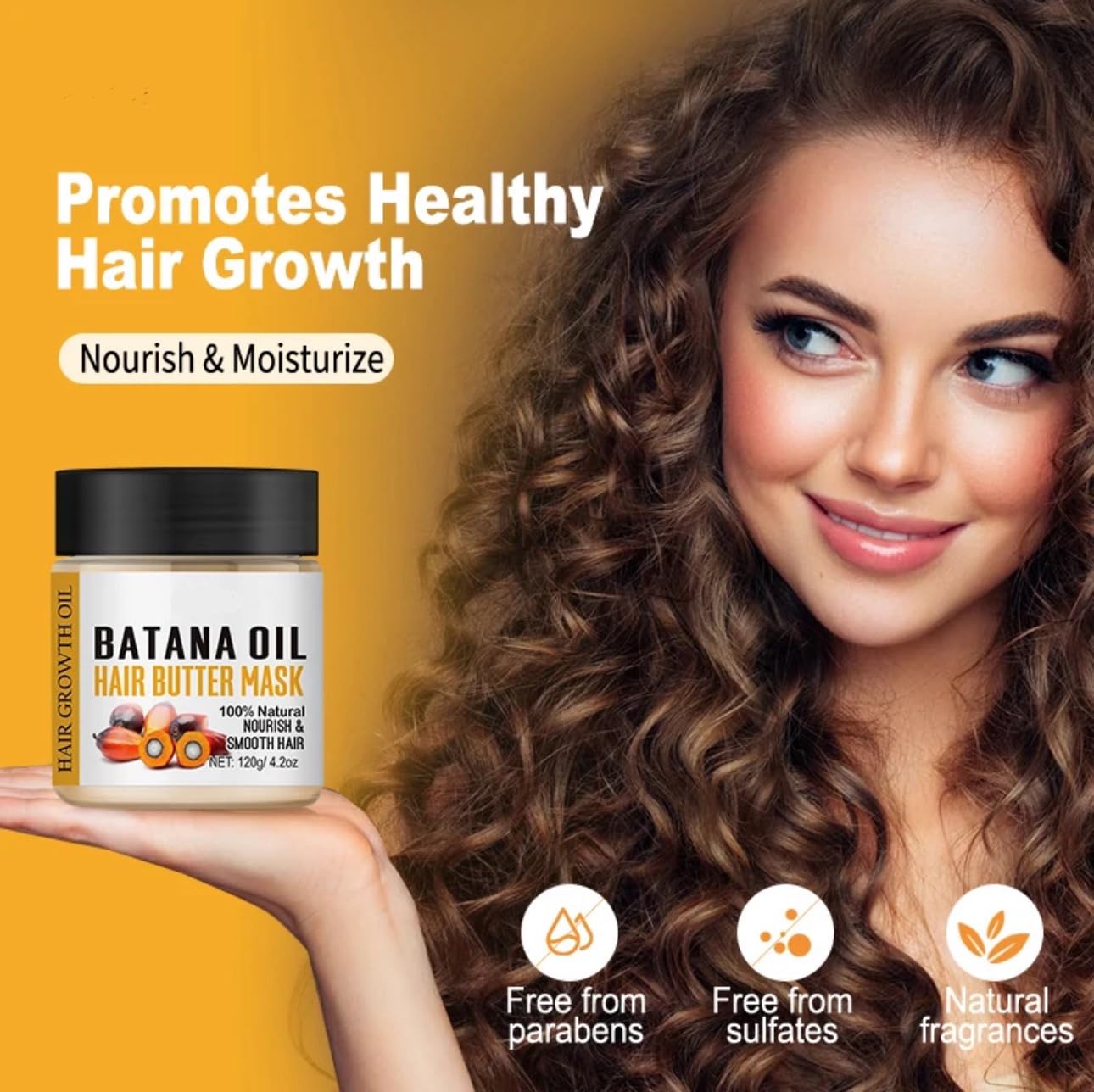 Lewedo Batana Oil Hair Growth Butter Mask - 120g