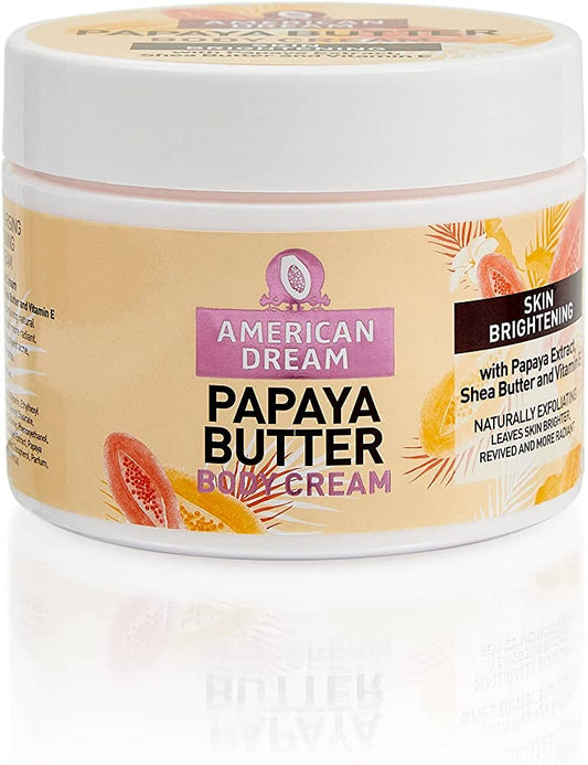 American Dream Papaya Butter Body Cream with Papaya Extract, Shea Butter & Vitamin E, 500ml