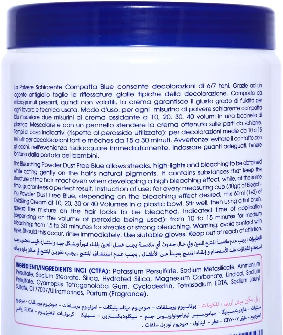 Real Skin Hair Bleaching Dust Powder – Blue