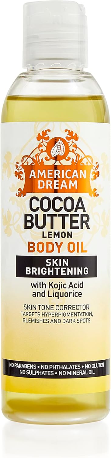American Dream Cocoa butter lemon body oil