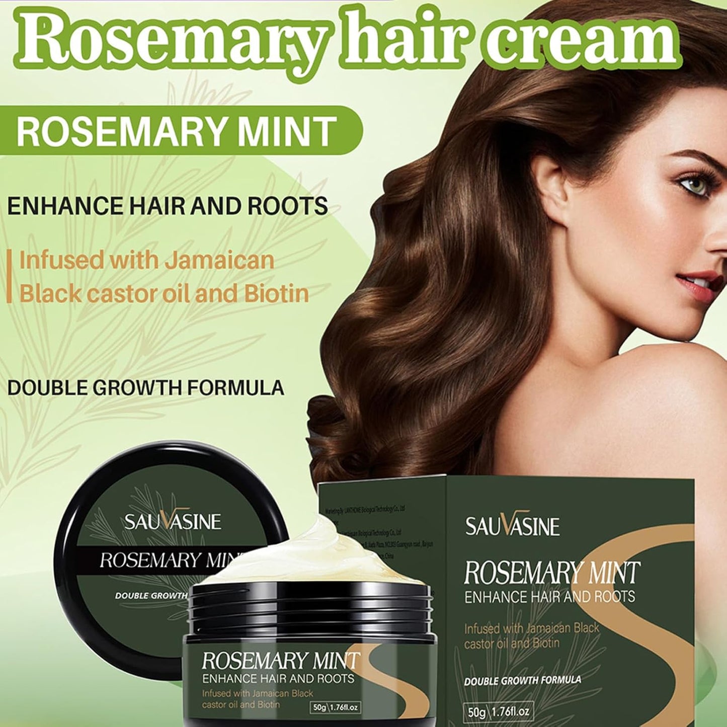 SAUVASINE Rosemary Mint Hair and Strong Roots Butter
