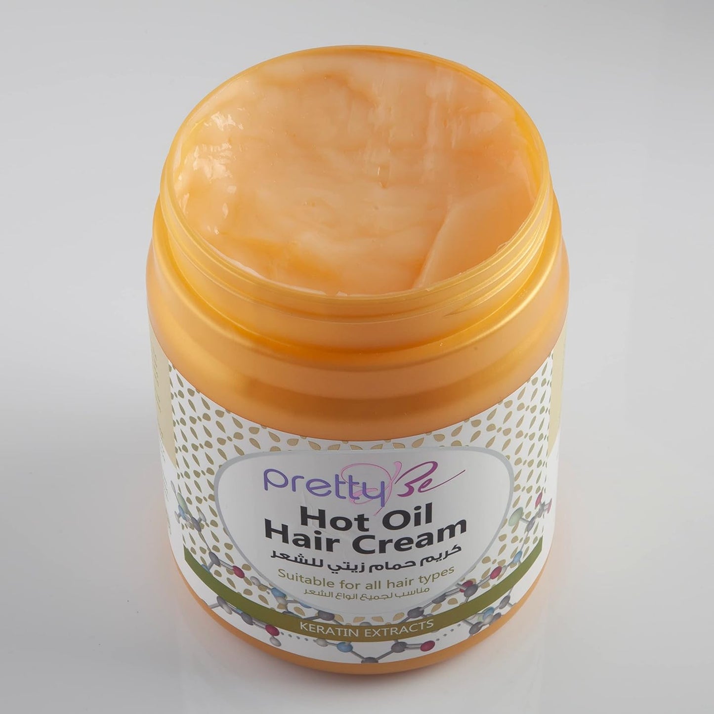 Pretty Be Hot Oil Hair Cream with Keratin Extracts - Suitable for All Hair Types (1000ml)