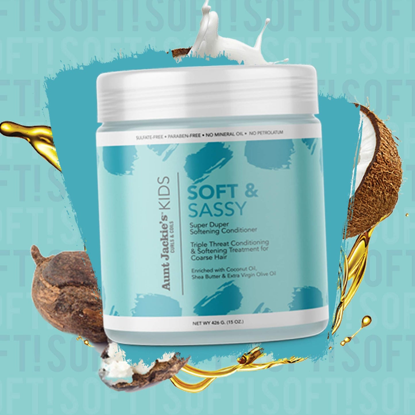 Aunt Jackie’s Girls Soft & Sassy Softening Conditioner – 426 g