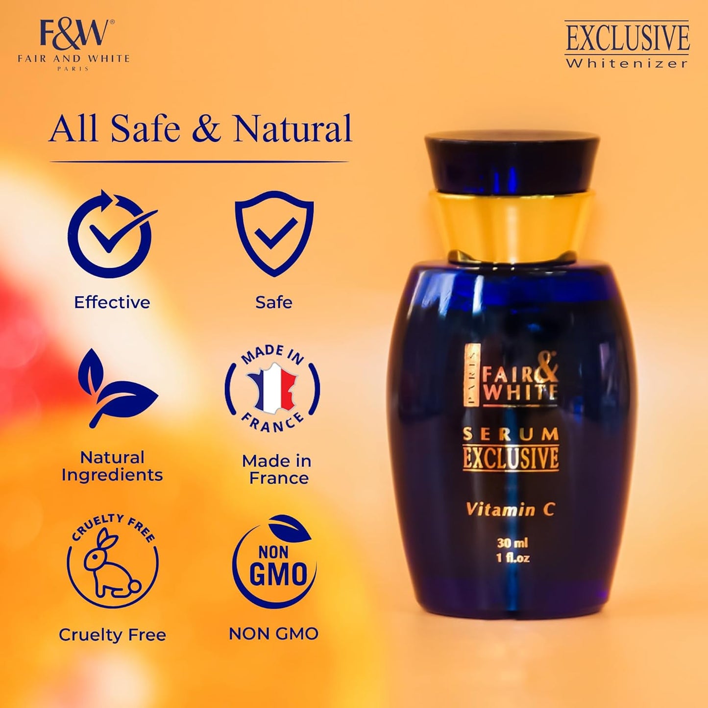 Fair & White Exclusive Vitamin C Skin Brightening Serum – 30ml