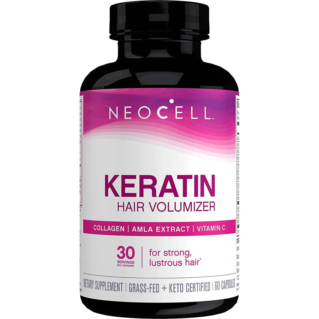 NeoCell Keratin Hair Volumizer, 60 Capsules