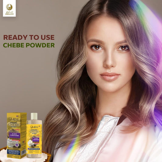 AMALICO Chebe Tchad Sulfate-Free Hair Conditioner with Chebe Powder and Shea Butter