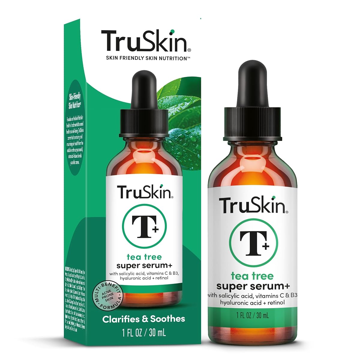TruSkin Tea Tree Oil Acne Treatment Serum – 30ml