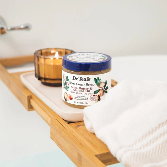 Dr Teal's Shea Sugar Scrub with Shea Butter & Almond Oil