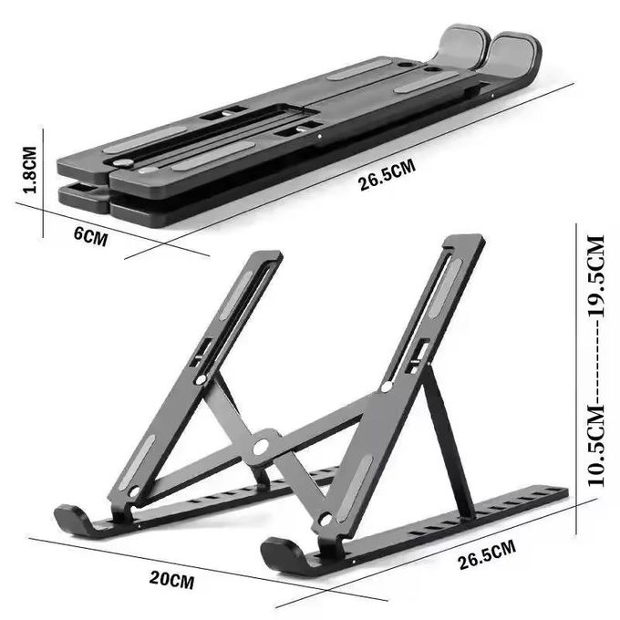Ten-Level Adjustable Foldable Laptop Stand