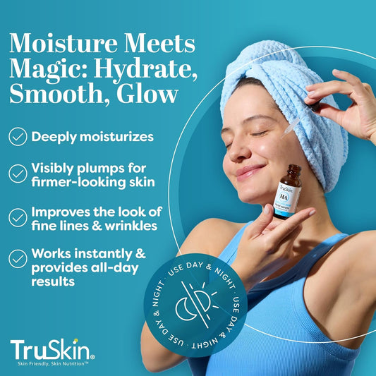 TruSkin Hyaluronic Acid Serum with Vitamin C, E, and Green Tea – 30ml