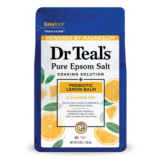 Dr Teal’s Epsom Salt Magnesium Soak with Prebiotic Lemon Balm