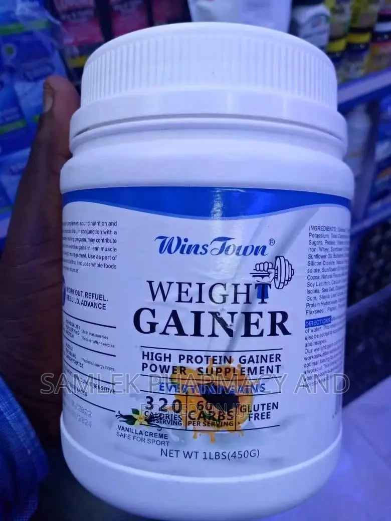 Wins Town Weight Gainer – High Protein Gainer Power Supplement (450 g)