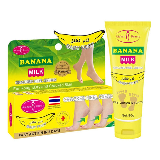 Aichun Beauty Cracked Heel Cream Foot Care Banana Milk Cream - 80g