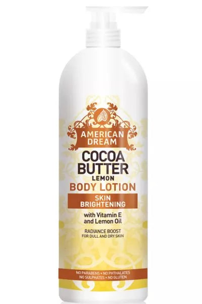 American Dream Cocoa Butter Lemon Body Lotion