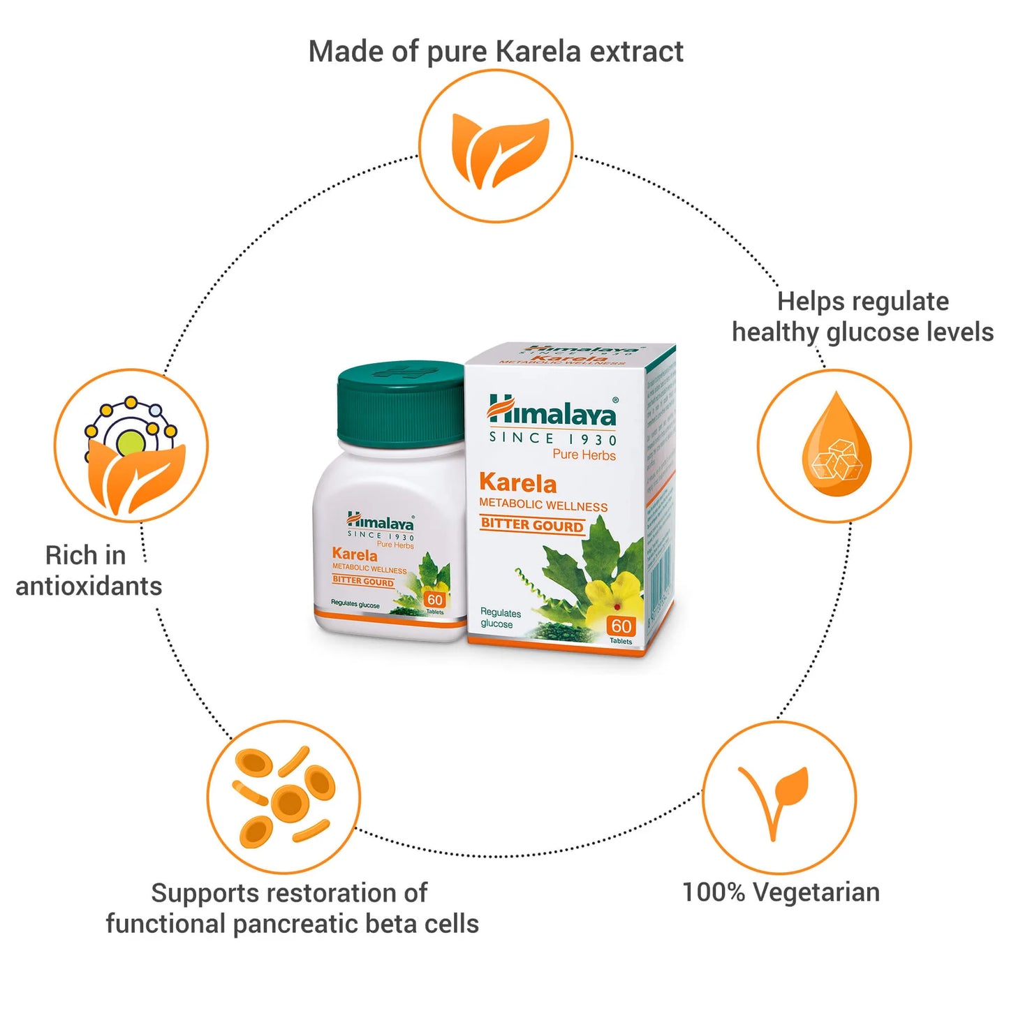 Himalaya Karela Metabolic Wellness – 60 Tablets
