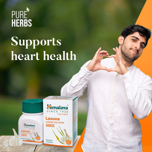 Himalaya Lasuna Cardiac Wellness – 60 Tablets